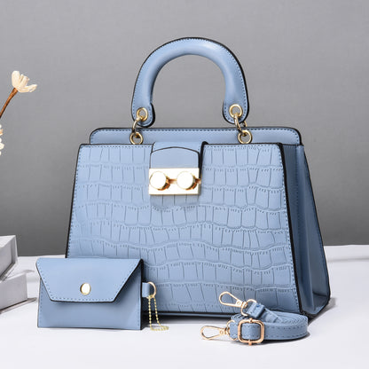 New women's handbags 2024: stylish shoulder bag, fashionable embossed mother-daughter bag, crossbody, shoulder bag, and tote bag - dropshipping available