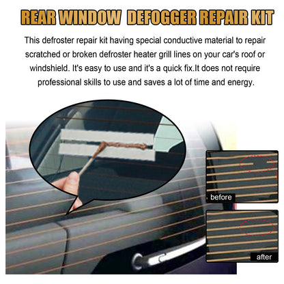 Rayhong Rear Window Defogging Repair Kit, Rear Window Heater Defogger Repair Kit, Grille Wire Repair Kit