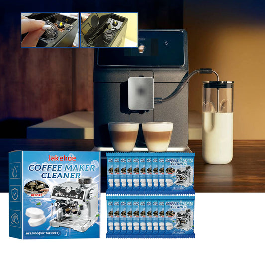 Jakehoe coffee machine cleaning tablets, coffee machine brewer filter, stubborn dirt, scale cleaning tablets