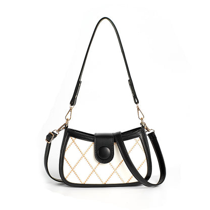 2026 spring new trendy fashion diamond lattice women's bag chain chic korean style small square bag casual shoulder crossbody bag