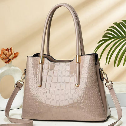 Handbag for women 2024 new large capacity fashionable middle-aged mom bag trendy shoulder crossbody bag - dropshipping available
