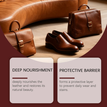 Brunizo Leather Bag Maintenance Oil, Leather Bag Maintenance Clean Glossy Care Polish Gloss Cleaning Care Oil