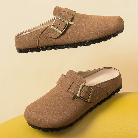 Women's summer new birkenstock shoes breathable slippers soft sole comfortable sandals fashionable versatile casual shoes trendy single shoes