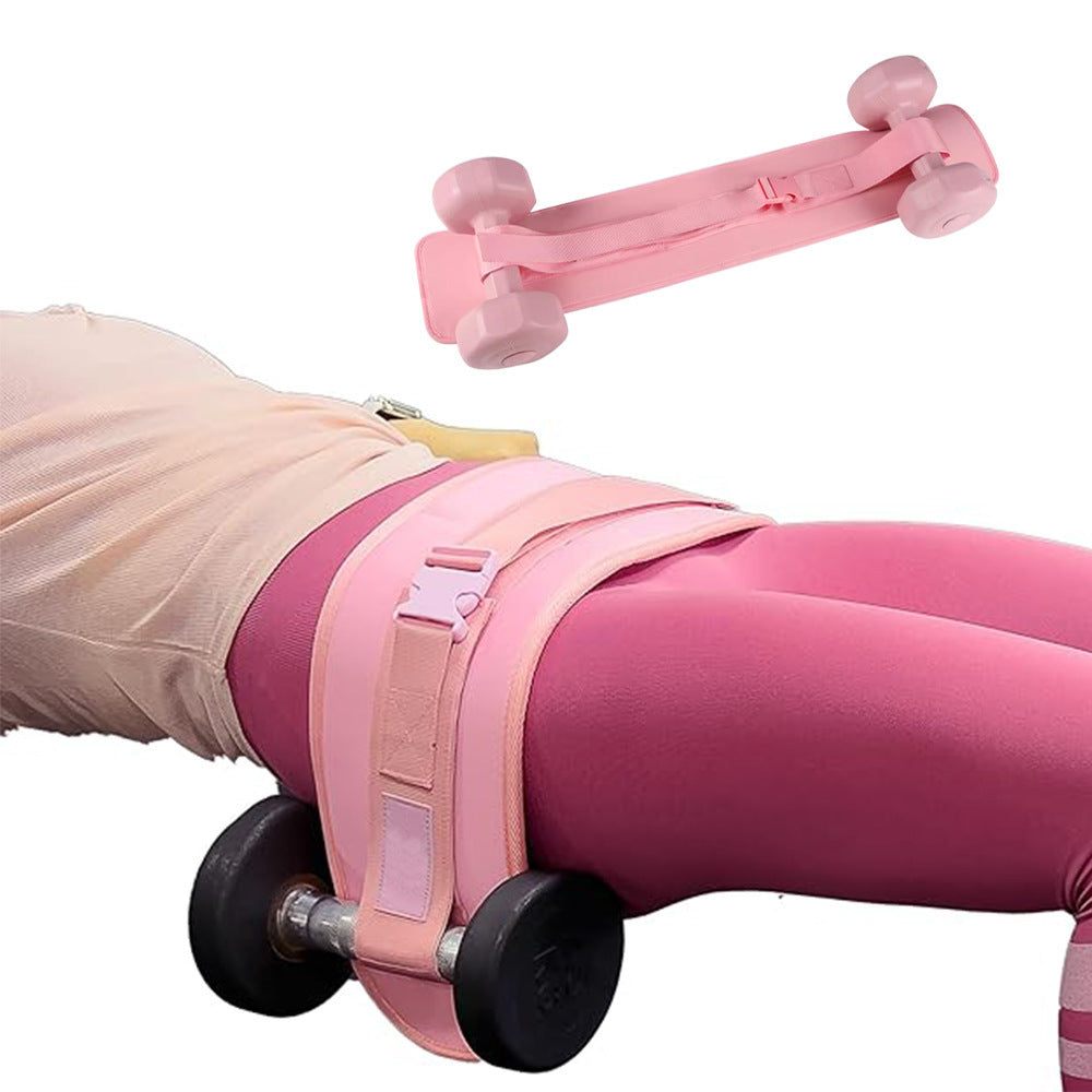 Belt dumbbell barbell weight-bearing belt hip bridge auxiliary belt fitness weight-bearing training belt hip thrust weight-bearing belt
