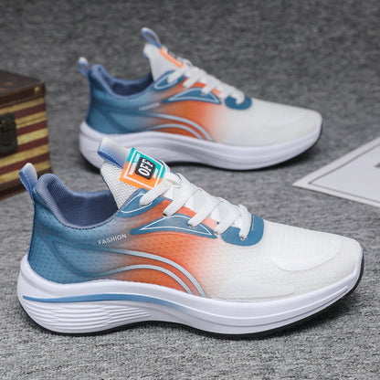 Men's shoes 2025 new korean style men's sneakers spring and autumn soft sole youth running shoes trendy men's shoes wholesale