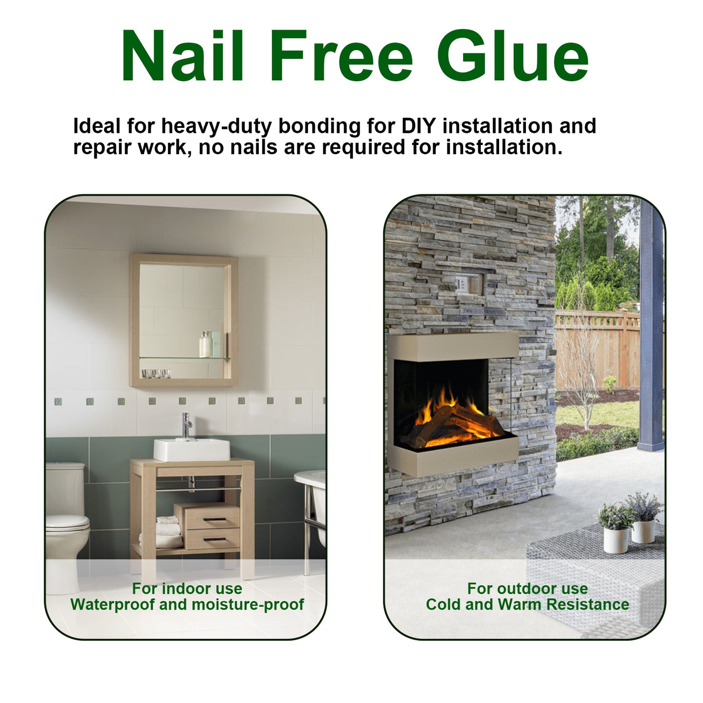 JUE FISH nail-free glue, high adhesion, quick-drying and reliable adhesion, metal plastic glass multi-functional adhesive