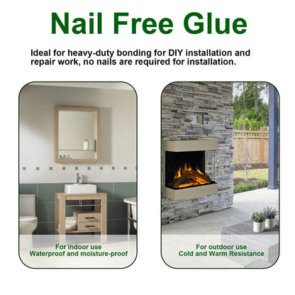 JUE FISH nail-free glue, high adhesion, quick-drying and reliable adhesion, metal plastic glass multi-functional adhesive