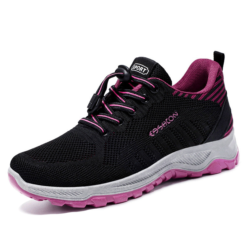 Women's walking shoes 2026 spring new style for couples running shoes ladieswear shoes casual elderly shoes sports style