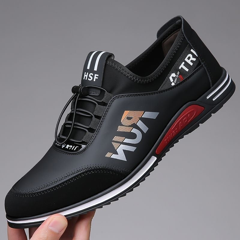 Men's flat shoes - summer lightweight slip-on casual shoes, anti-slip soft sole driving shoes, cross-border e-commerce