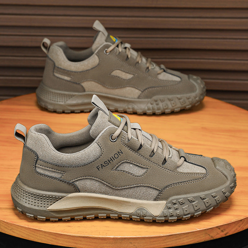 Mesh men's shoes new arrival outdoor non-slipabrasion resistant workwear shoes breathable lightweight casual shoes soft sole sports shoes wholesale