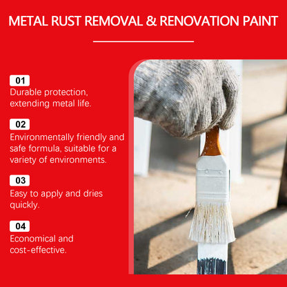 JAKEHOE water-based metal anti-rust paint, water-resistant and anti-rust metal primer, refurbished, stable and durable, multi-color optional