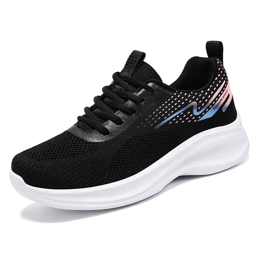 Women's shoes 2026 new spring collection: cross-border running shoes, factory direct, soft sole, comfortable, breathable athletic sneakers for women