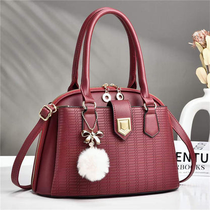 Fashion embossed women's bag 2026 casual large capacity satchel bag k-style high-end new shoulder crossbody bag wholesale