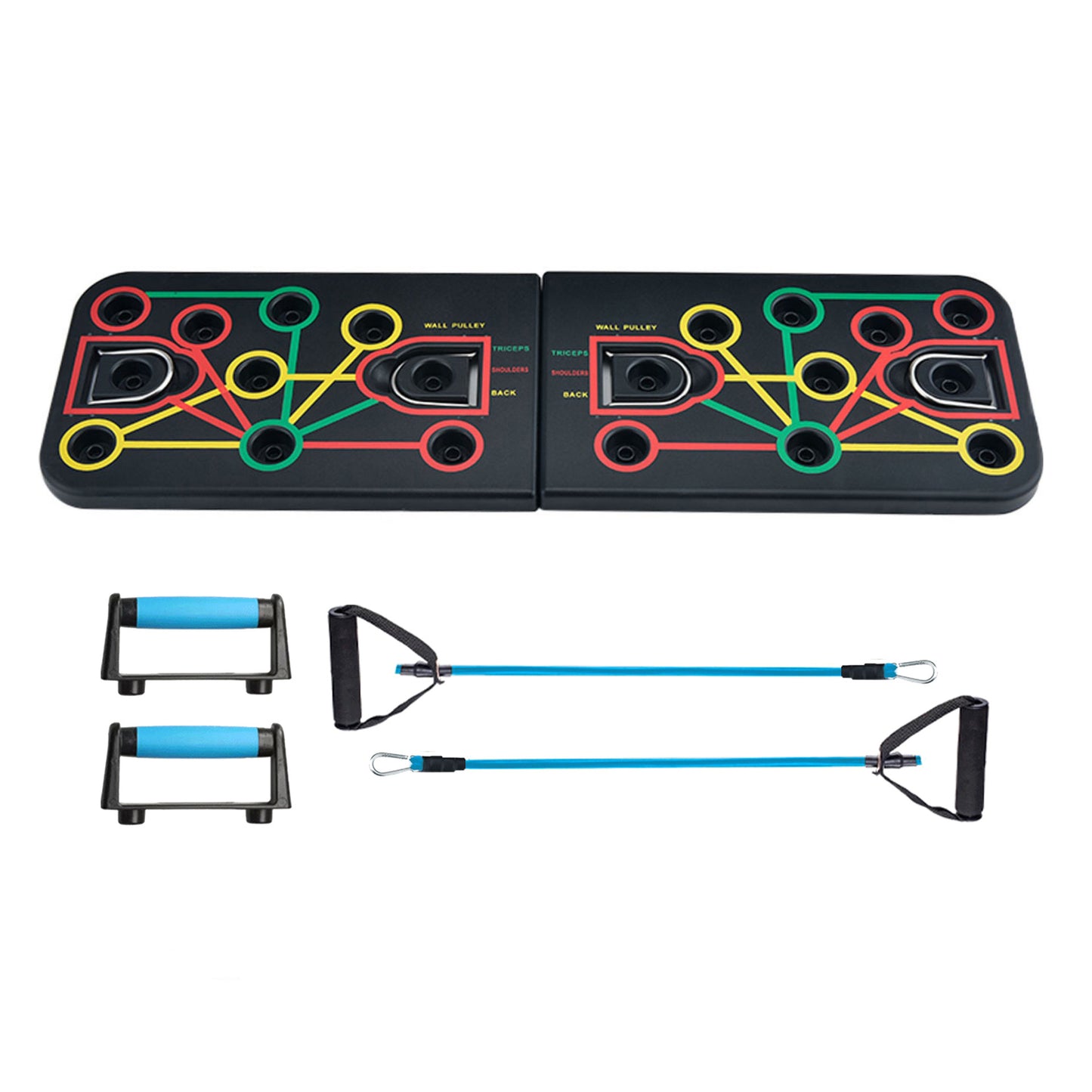 Cross-border multifunctional abdominal push-up board fitness board stand home exercise chest and abdominal muscle fitness equipment set