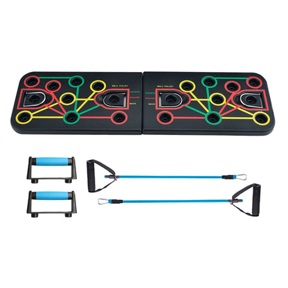 Cross-border multifunctional abdominal push-up board fitness board stand home exercise chest and abdominal muscle fitness equipment set