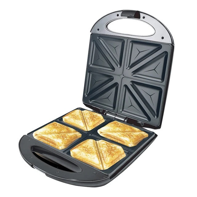 Large 16-hole donut machine breakfast cake machine round cake machine double door heating electric baking pan donutmachine