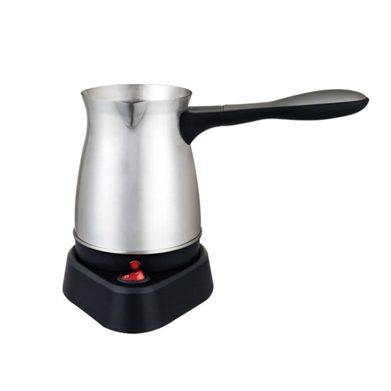 Cross-border stainless steel turkish coffee pot, convenient electric water kettle, wine, hot milk tea, tea, coffee pot, water kettle