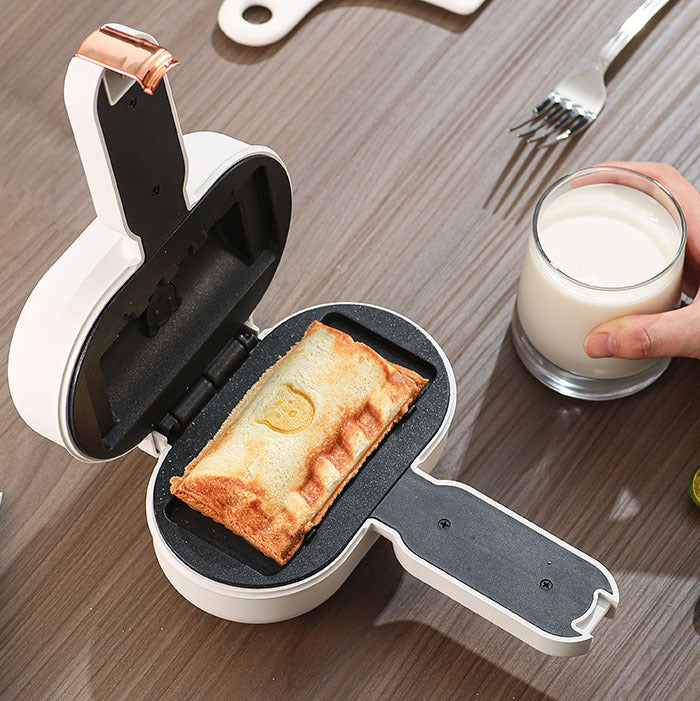 Cross-border multifunctional convenient breakfast maker - compact kitchen sandwich maker for bread, paninis, toast, and hot dogs