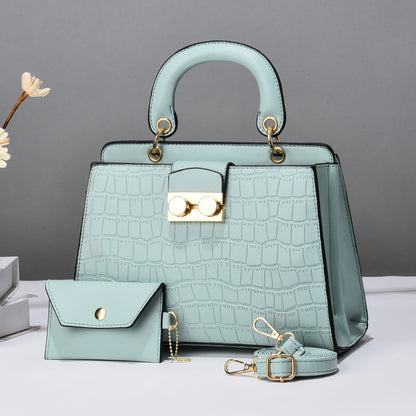 New women's handbags 2024: stylish shoulder bag, fashionable embossed mother-daughter bag, crossbody, shoulder bag, and tote bag - dropshipping available