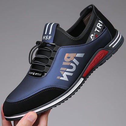 Men's flat shoes - summer lightweight slip-on casual shoes, anti-slip soft sole driving shoes, cross-border e-commerce