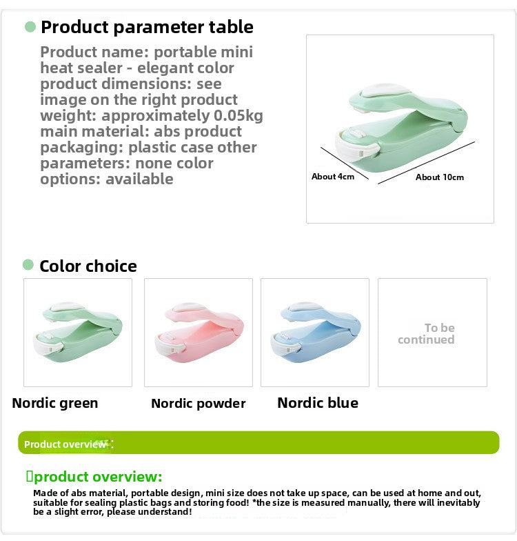 Sealing machine creative home practical Korean kitchen storage supplies appliances lazy home daily life small general merchandise
