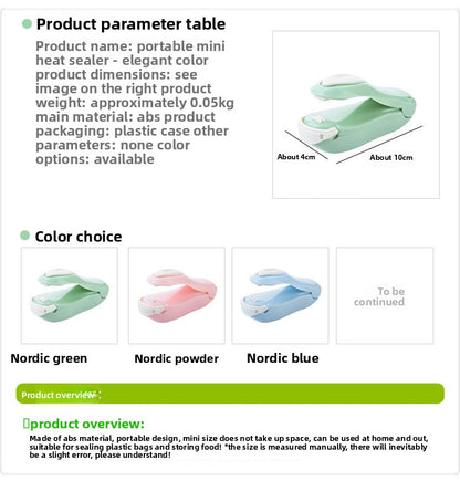 Sealing machine creative home practical Korean kitchen storage supplies appliances lazy home daily life small general merchandise