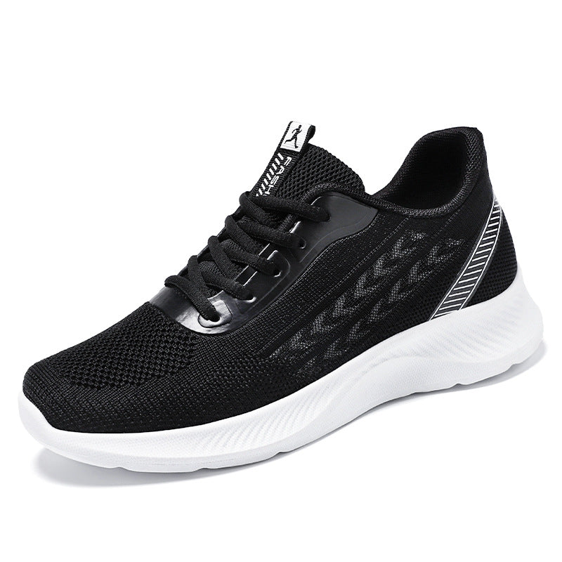 Women's shoes 2026 spring new breathable sneakers cross-border dropshipping single shoes fashion casual shoes flyknit mesh shoes