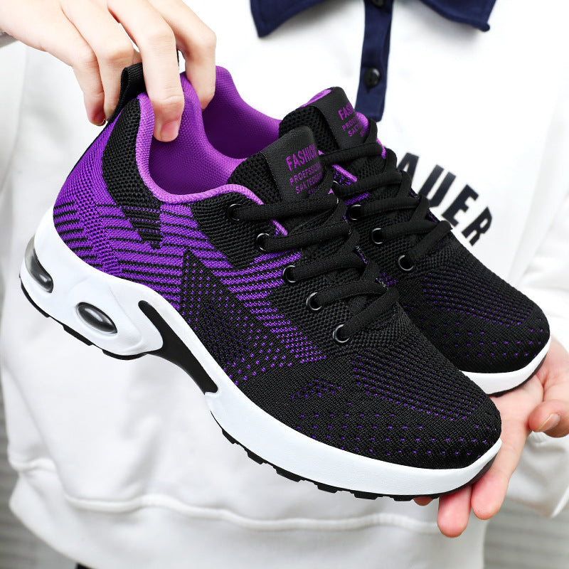 Women's shoes, sneakers, spring collection, plus size, soft sole, cushioned running shoes, mesh breathable casual flats, dropshipping available