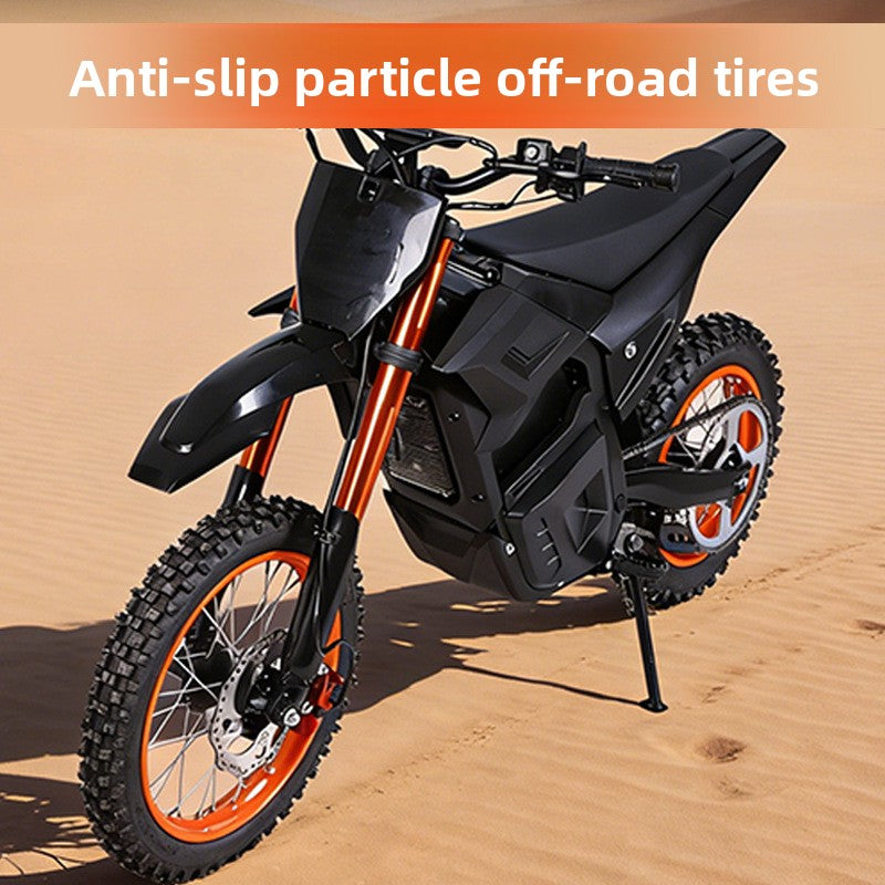 two-wheeled off-road electric motorcycle high-speed sports beach off-road light and long-range electric vehicle