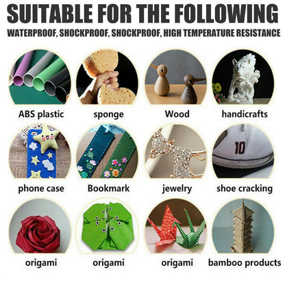 Jaysuing caster glue, transparent waterproof, oily raw glue, shoe repair instant adhesive, plastic metal solder