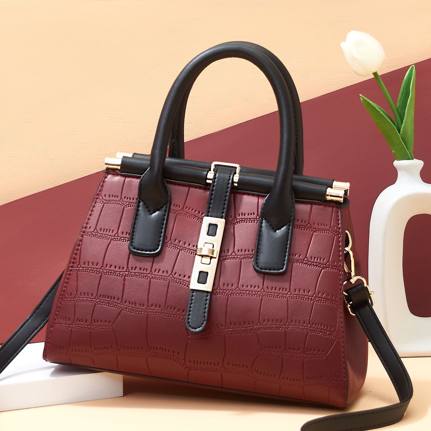 2026 winter new korean style fashionable minimalist popular middle-aged mom bag shoulder bag crossbody bag tote bag - dropshipping available