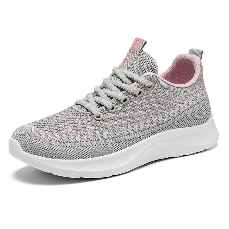 Women's versatile spring mesh breathable sneakers - comfortable casual lightweight running shoes - wholesale available