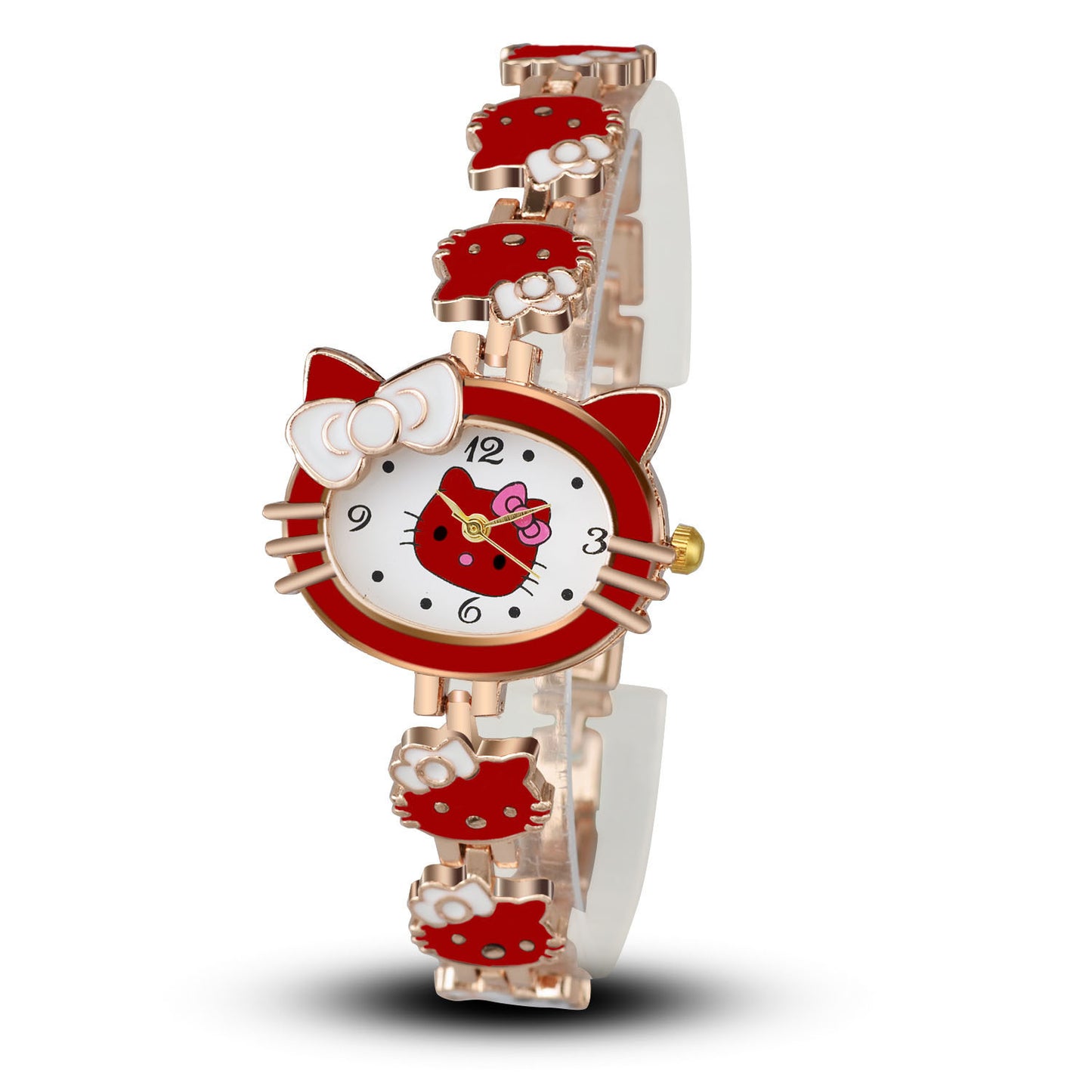 Trendy hello kitty cartoon watch for women, students, and girls - cute bracelet watch - in stock & wholesale