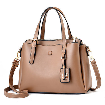 Women's bag 2026 winter new arrival: minimalist solid color, large capacity, premium feel, handbag/crossbody bag - dropshipping available