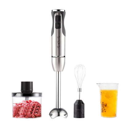 Cross-border blender - home kitchen food processor, juicer, stainless steel blade, multifunctional handheld food stick
