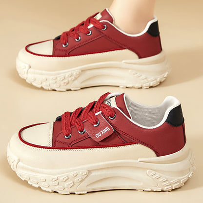 Women's spring collection: height-boosting, versatile, and stylish canvas shoes - comfortable, soft-soled, trendy casual flats