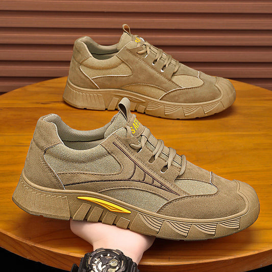 Men's autumn/winter new collection: stylish lace-up work boots, outdoor casual shoes, soft-soled athletic shoes - wholesale
