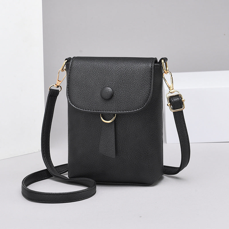 2026 winter new arrivals: pu leather women's handbag, niche style, ladies' shoulder & crossbody bag, korean style slim design, women's phone & coin purse