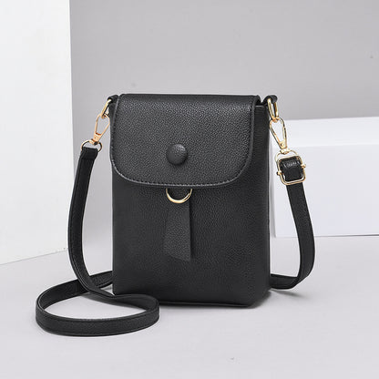 2026 winter new arrivals: pu leather women's handbag, niche style, ladies' shoulder & crossbody bag, korean style slim design, women's phone & coin purse