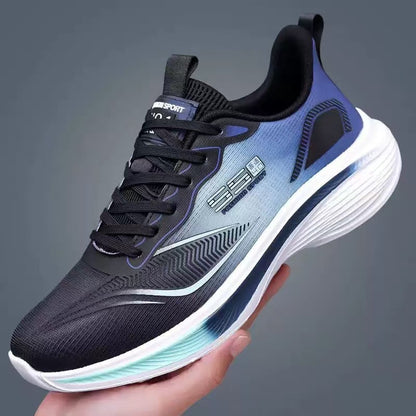 Men's new ice silk mesh breathable running shoes - cold bonding, ultra-lightweight, shock-absorbing eva soft sole sneakers
