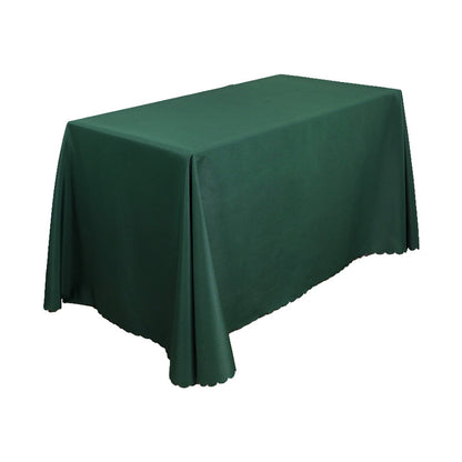 Tablecloth wedding event stall meeting engagement tablecloth red long table wholesale rectangular white polyester tablecloth