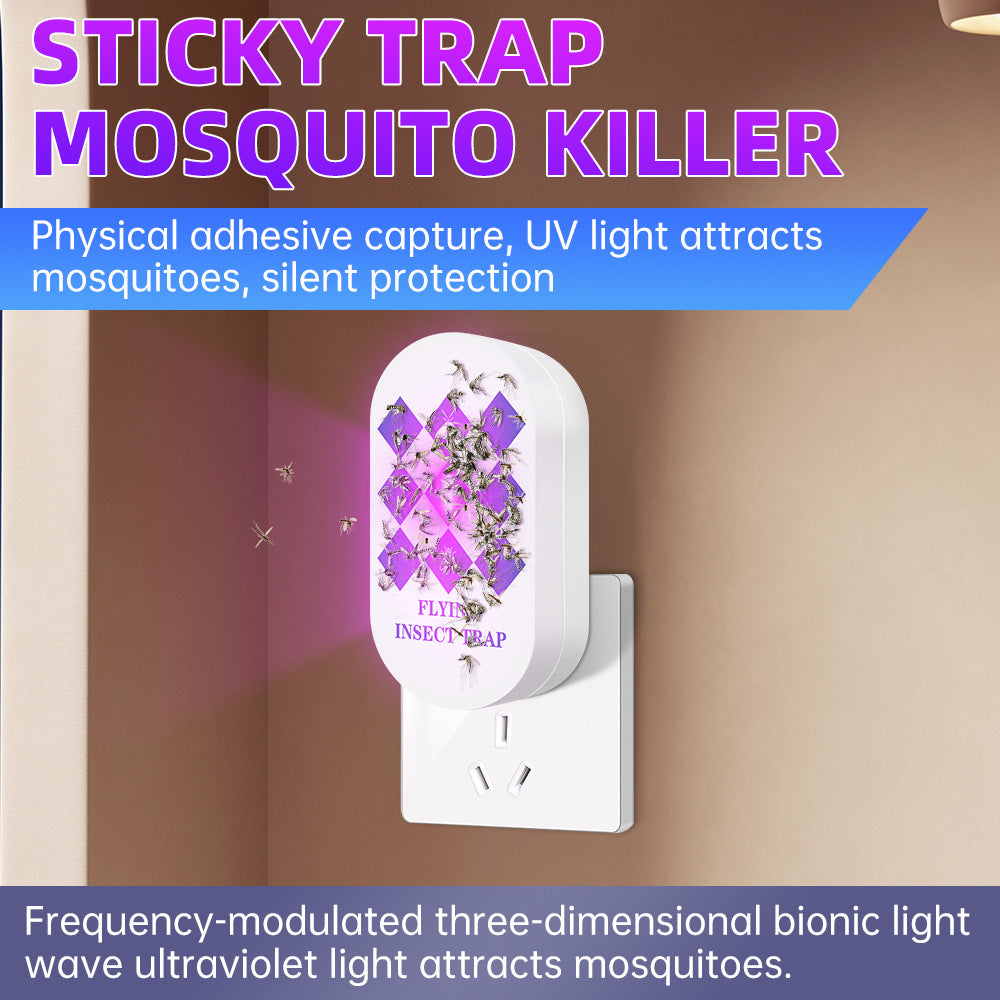 Cross-border new sticky mosquito killer lamp, flying insect trap, anti-mosquito device, amazon household mosquito repellent, fruit fly mosquito repellent