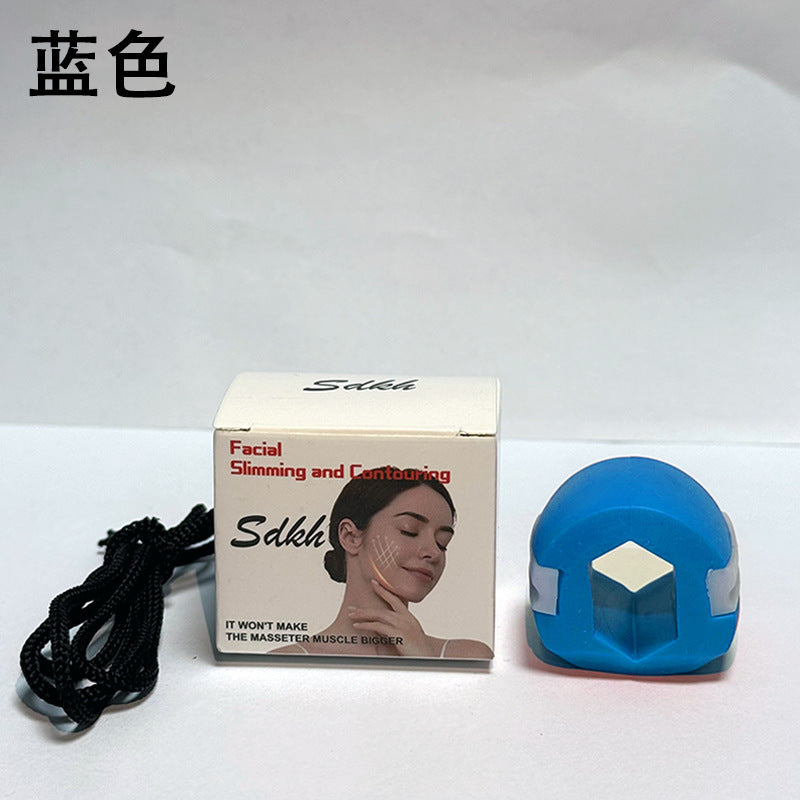 Facial masseter silicone exerciser face shaping masseter ball jaw trainer