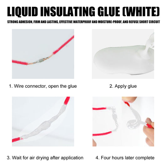 Jue-Fish Liquid Tape Insulation Waterproof Wire Board Components Temperature Replacement Heat Receiving Tube Electrical Tape