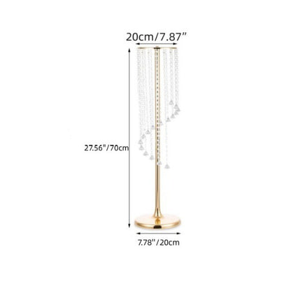 New s-shaped crystal acrylic beaded archway, rotating aisle marker, wholesale wedding props, ferris wheel aisle marker
