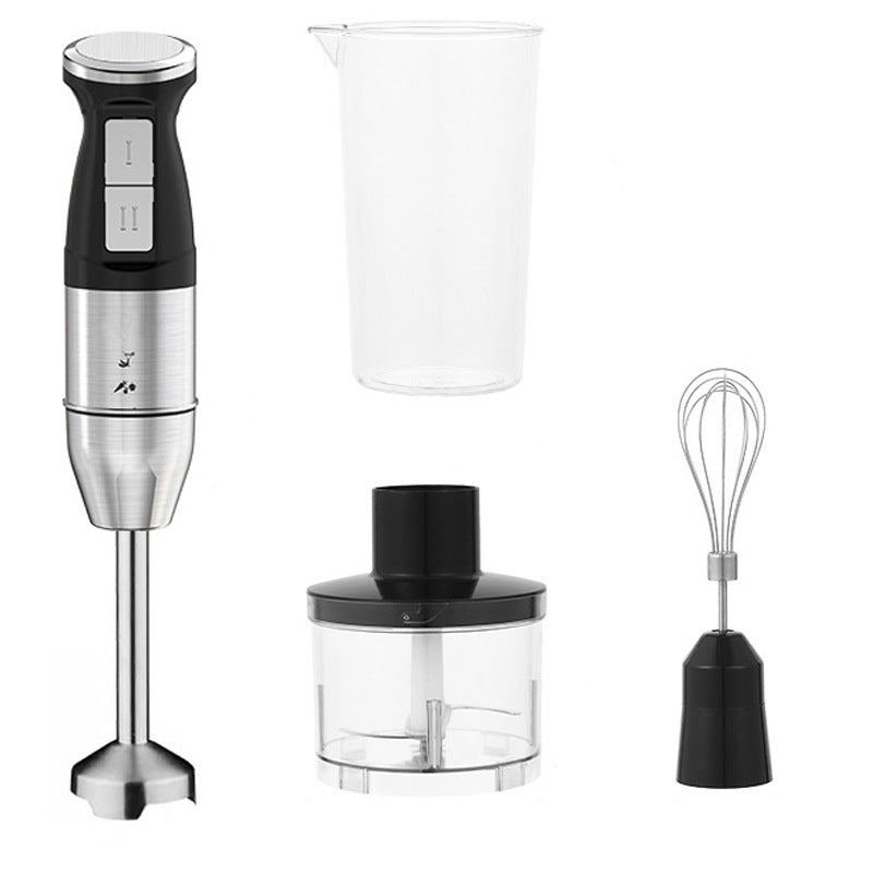 Cross-border blender - home kitchen food processor, juicer, stainless steel blade, multifunctional handheld food stick