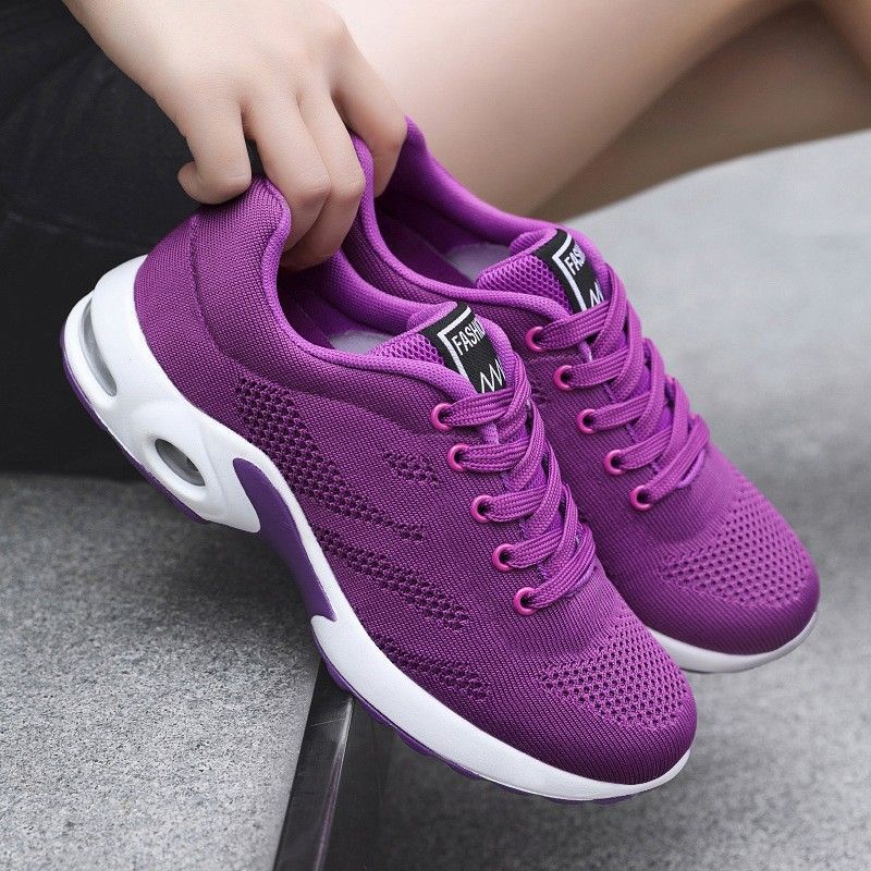 Women's shoes 2026 spring collection: plus size women's shoes for export, cross-border casual air cushion running shoes, breathable soft sole athletic shoes for women