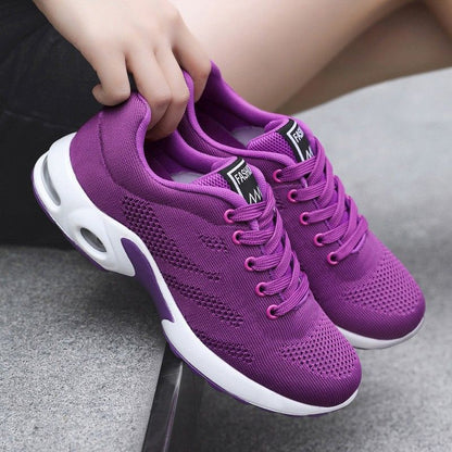 Women's shoes 2026 spring collection: plus size women's shoes for export, cross-border casual air cushion running shoes, breathable soft sole athletic shoes for women