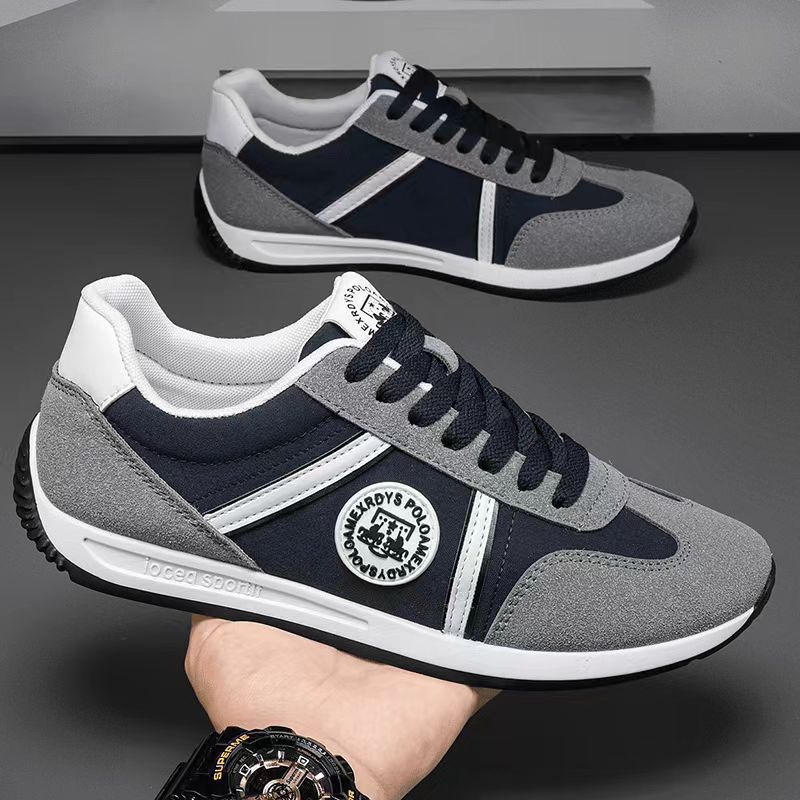 Men's breathable soft sole "forrest gump" shoes 2025 korean style fashion running sneakers men's cross-border flat shoes wholesale