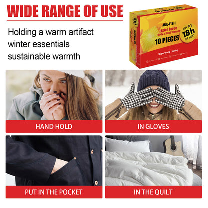Jue-Fish warm treasure sticker, cold protection and warmth, autumn and winter warm time 18 hours heating pad to repel cold and warm body sticker